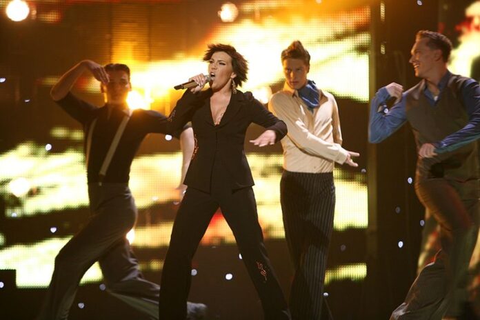 image Gerli Padar at the 2007 Eurovision