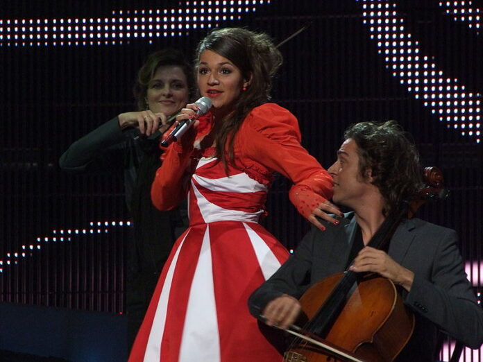 ishtar Ishtar at first semi-final, Eurovision Song Contest 2008 in Belgrade, Serbia, May 20, 200