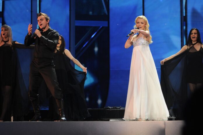 image Igor Cukrov and Andrea Šušnjara emphasized beauty on stage. Photo: Alain Douit (EBU)