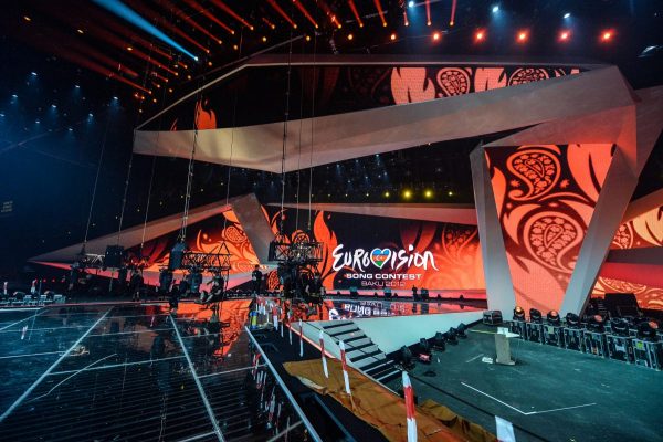 stage The stage of the 2012 ESC Eurovision Song Contest