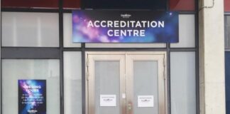 I got to be … accredited accreditation centre