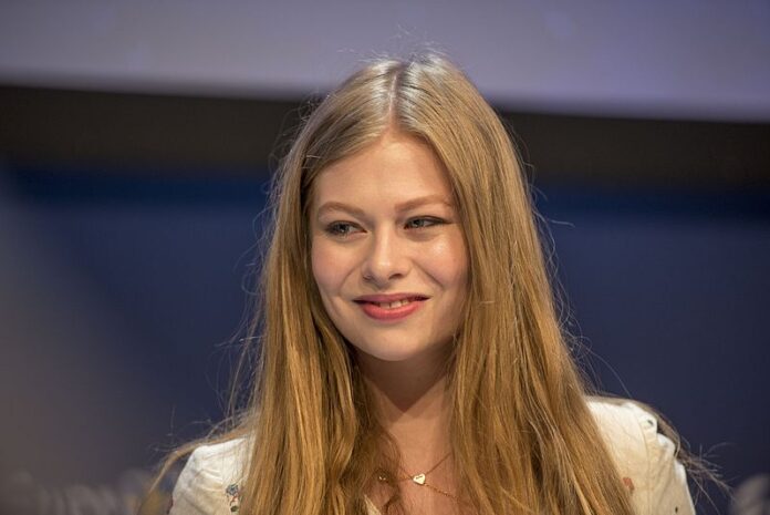 Zoe Zoë at a Meet & Greet during the Eurovision Song Contest 2016 in Stockholm.