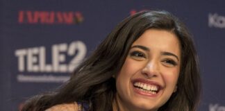 Azerbaijan – pitching och tuning Samra at a Meet & Greet during the Eurovision Song Contest 2016 in Stockholm.