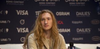 Belarus in the buff Ivan at a Meet & Greet during the Eurovision Song Contest 2016 in Stockholm.