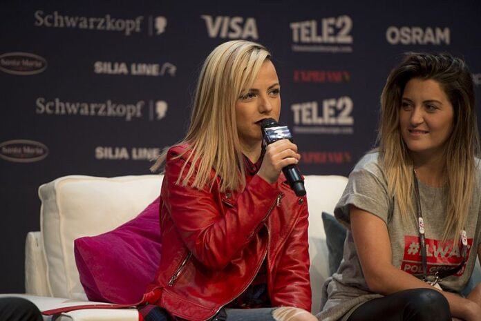 ESC2016_-_Bulgaria_Meet_&_Greet_05 Poli Genova at a Meet & Greet during the Eurovision Song Contest 2016 in Stockholm.