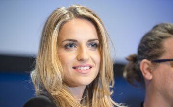 Czech … in the post back to Prague? Gabriela Gunčíková at a Meet & Greet during the Eurovision Song Contest 2016 in Stockholm.