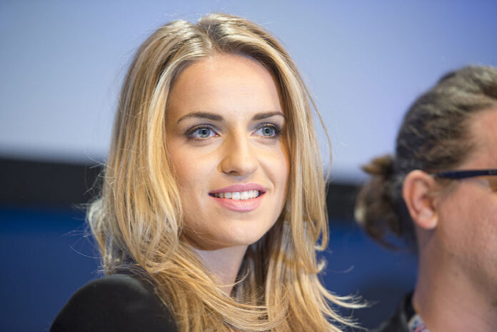 ESC2016_-_Czech_Republic_Meet_&_Greet_01 Gabriela Gunčíková at a Meet & Greet during the Eurovision Song Contest 2016 in Stockholm.