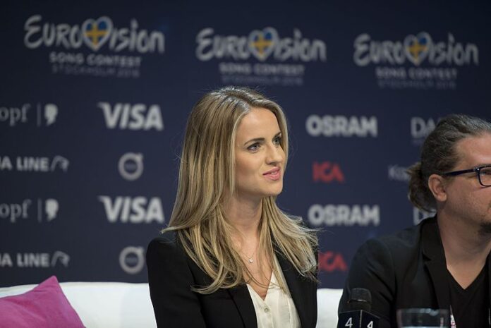 ESC2016_-_Czech_Republic_Meet_&_Greet_12 Gabriela Gunčíková at a Meet & Greet during the Eurovision Song Contest 2016 in Stockholm.