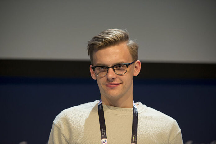 ESC2016_-_Estonia_Meet_&_Greet_10 Jüri Pootsmann at a Meet & Greet during the Eurovision Song Contest 2016 in Stockholm.