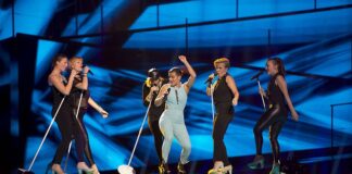 Finland – lacks attack Sandhja representing Finland with the song "Sing It Away" during a rehearsal before the first semi final of the Eurovision Song Contest 2016 in Stockholm.