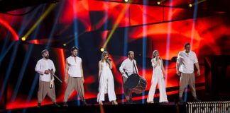 Greece – Hmmmmm Argo representing Greece with the song "Utopian Land" during a rehearsal before the first semi final of the Eurovision Song Contest 2016 in Stockholm.