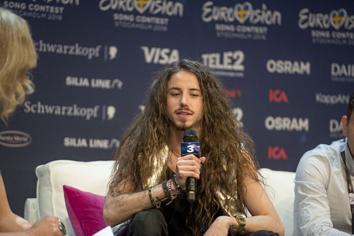 ESC2016_-_Poland_Meet_&_Greet_05 Michał Szpak at a Meet & Greet during the Eurovision Song Contest 2016 in Stockholm.