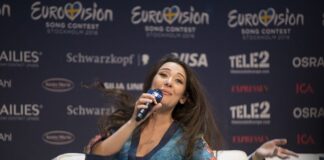 Solid Serbia Sanja Vučić ZAA at a Meet & Greet during the Eurovision Song Contest 2016 in Stockholm.