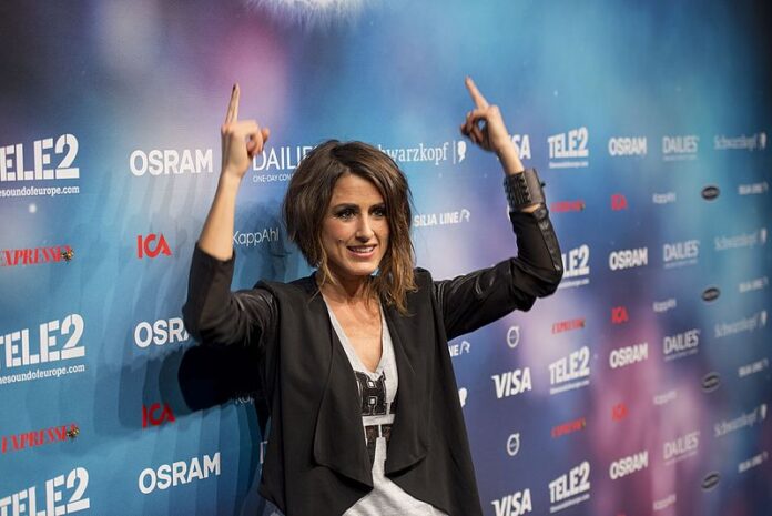 ESC2016_-_Spain_Meet_&_Greet_18 Barei at a Meet & Greet during the Eurovision Song Contest 2016 in Stockholm.