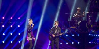 Italian power and British midfield Joe and Jake in Stockholm for Eurovision