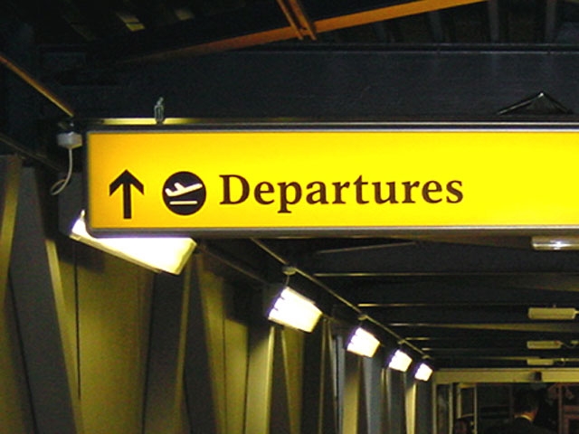 departures Departure time