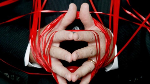 Red-tape Red tape