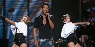 Full tits and minge for Germany at Eurovision Oscar and Alex