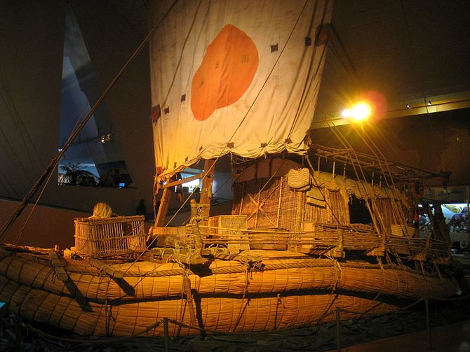 Ra II, in Kon-Tiki Museum, Oslo, Norway. Ra II, in Kon-Tiki Museum, Oslo, Norway.