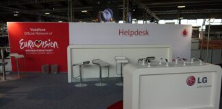 My First Press Centre viewings Eurovision Press Centre in 2011