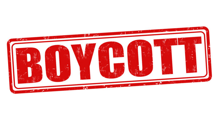 Boycott stamp