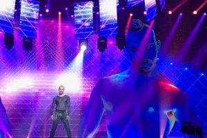 Slavko rehearses for Eurovision 2017