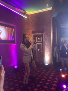 Slavko at a party