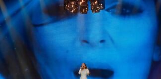 Good job Claudia can inhale the wind because….. Claudia at Eurovision 2017