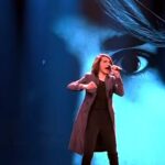 Australia – doing a flip flop Australian singer at Eurovision