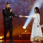 Hungary’s hairy man hasn’t had his man bun cut and it shows… Joci at Eurovision