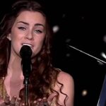 UK are having issues with their large erection! Lucie Jones, singing for the UK at the 2017 Eurovision Song Contest