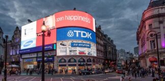 I appreciate it’s Mother’s Day Benjamin, but you don’t have to do something she didn’t… Picadilly Circus