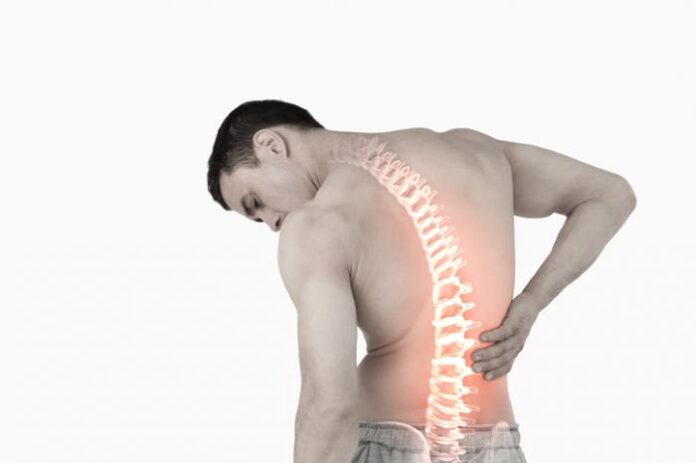 a-man-with-visible-spine-holds-his-back Sore back