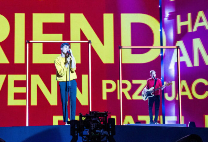 friend Lake Malawi at Eurovision 2019 - Second rehearsal