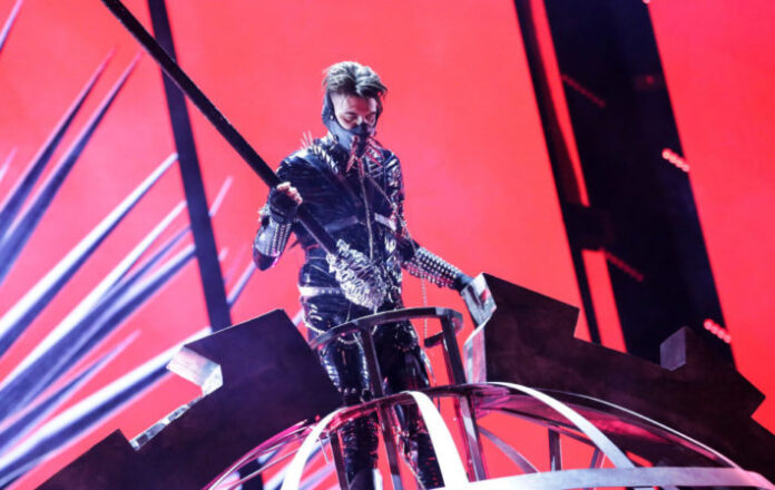 hatari Hatari rehearse at Eurovision 2019