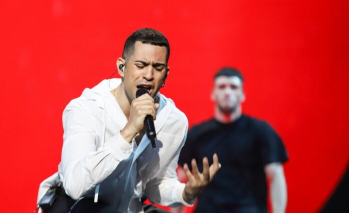 Mahmood rehearses for the second time at the Expo in Tel Aviv Mahmood at Eurovision 2019