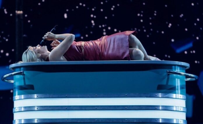 mcter Sarah McTernan at Eurovision 2019