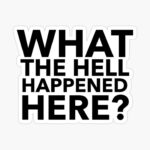 So what the hell happened in week five?