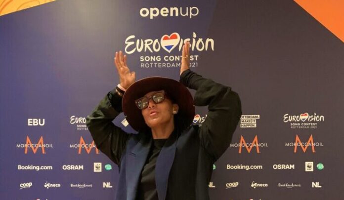 Senhit-pre Senhit in Rotterdam for Eurovision 2021