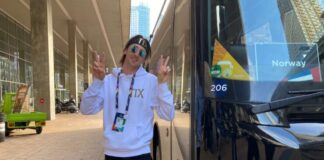 Norway brings angelic bling TIX arrives in Rotterdam for Eurovision 2021