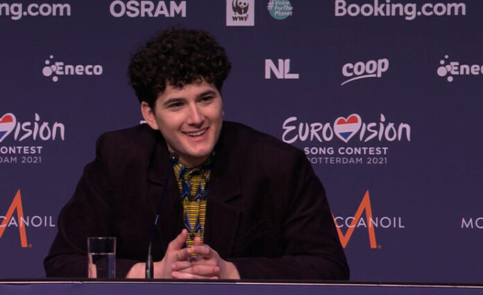 Screenshot 2021-05-14 at 13.57.18 Gjon's Tears at Eurovision 2021