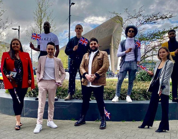 James Newman and Co at Eurovision 2021