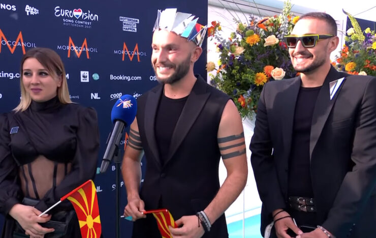 Vail crowning the ... king of Eurovision 2021