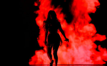 Albania – just as good as it’s always been… Anxhela Peristeri, Albania, Second Rehearsal, Rotterdam Ahoy, 14 May 2021 — EBU / Thomas Hanses