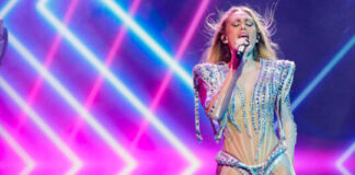 Croatia is busy, yet still could do with a bit more Albina, Croatia, First Rehearsal Eurovision, Rotterdam Ahoy, 9 May 2021