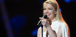The Fanning Verdict – Eurovision 2021 – Slovenia Ana Soklič, Slovenia, Second Rehearsal, Rotterdam Ahoy, 12 May 2021 — EBU / Andres Putting