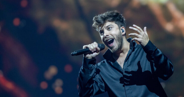 blas1 Blas Cantó, Spain, Second Rehearsal, Rotterdam Ahoy, 15 May 2021 — EBU / Andres Putting