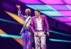 And Denmark closes the semi-finals Fyr Og Flamme, Denmark, First Rehearsal, Rotterdam Ahoy, 11 May 2021 — EBU / Thomas Hanses