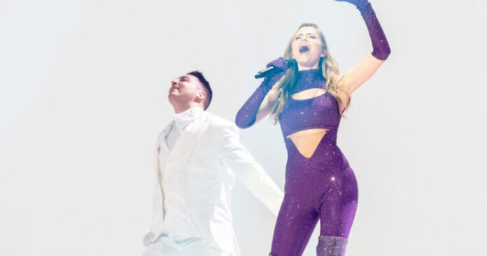 greek1 Stefania, Greece, First Rehearsal, Rotterdam Ahoy, 10 May 2021 — EBU / Andres Putting