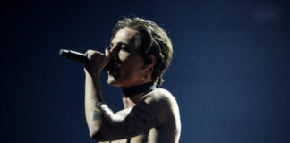 Italy’s noisy, chaotic glory MÃ¥neskin, Italy, First Rehearsal, Rotterdam Ahoy, 13 May 2021 — EBU / Thomas Hanses